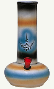 Ceramic  'leaf '   bong